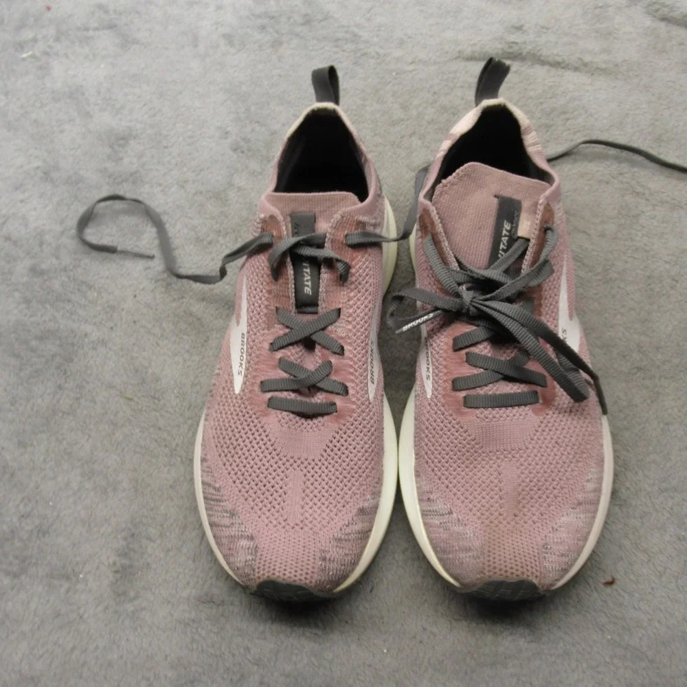 Brooks Womens Shoes‎ 8.5 B Rose Levitate 4 Lightweight Lace-Up Running Athletic